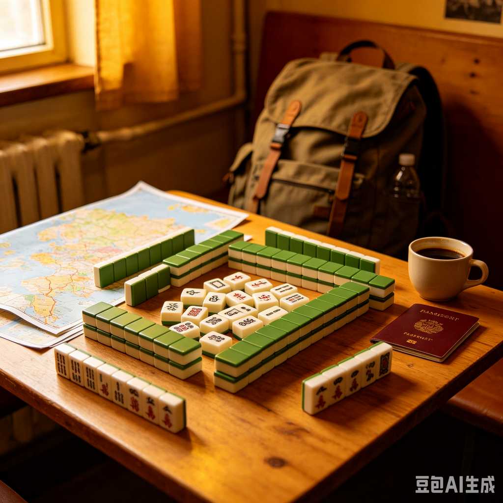 camping leisure mahjong set