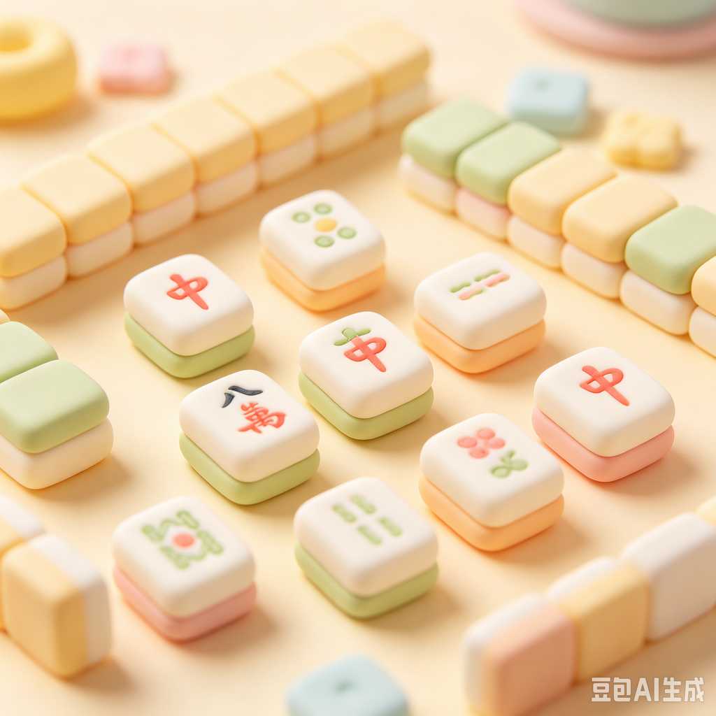 premium engraved mahjong set
