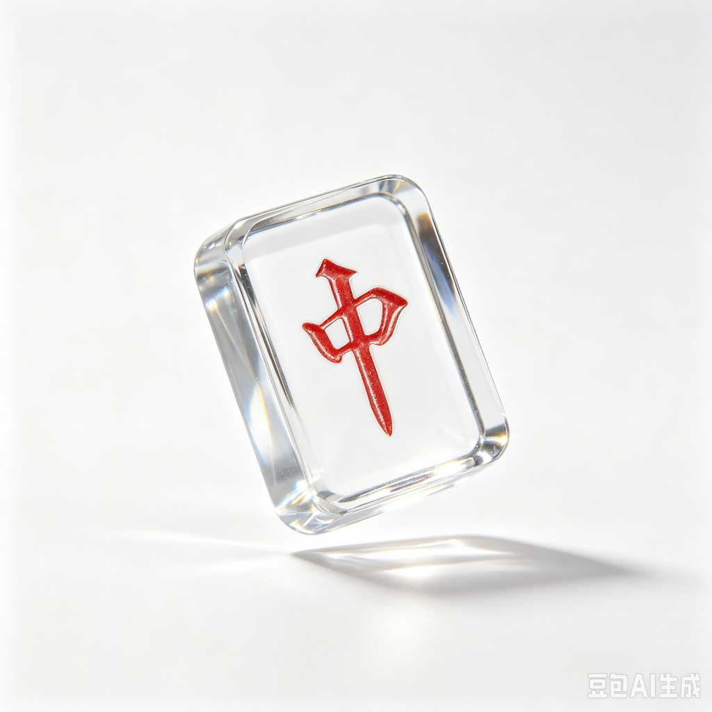 clear transparent mahjong tiles